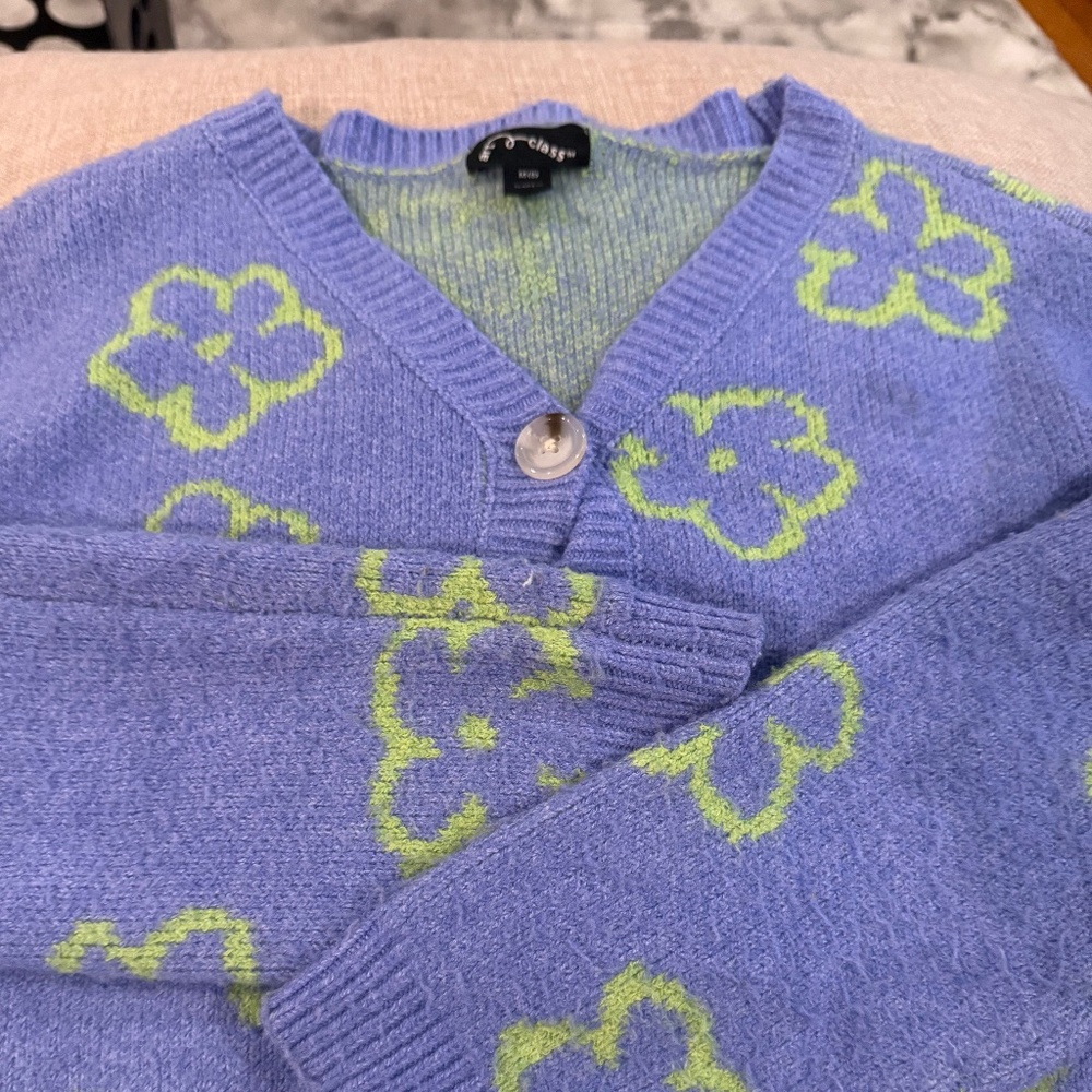 Art Class Cardigan & Tank